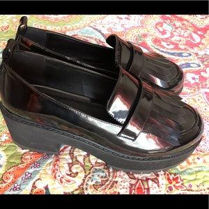 ASOS  platform loafers.